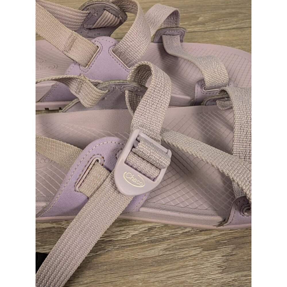 Chaco Lowdown Sandals Women 10 Purple Camping Water Hiking Beach Walk Adjustable - Picture 9 of 16